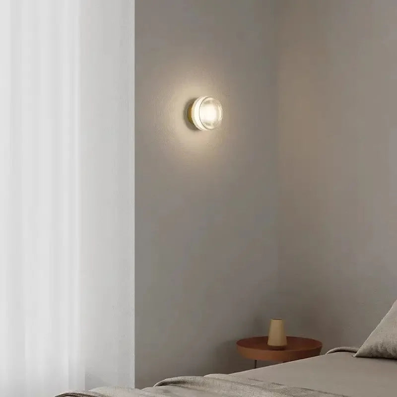 Arandela Redonda LED com Luz Quente