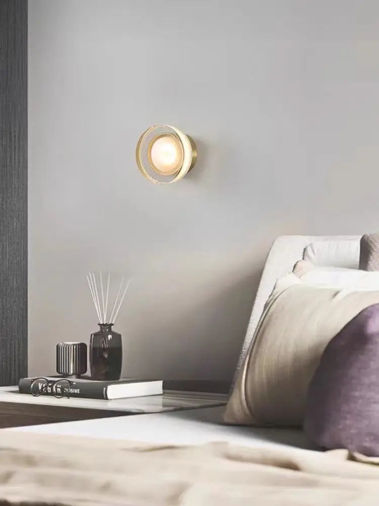 Arandela Redonda LED com Luz Quente