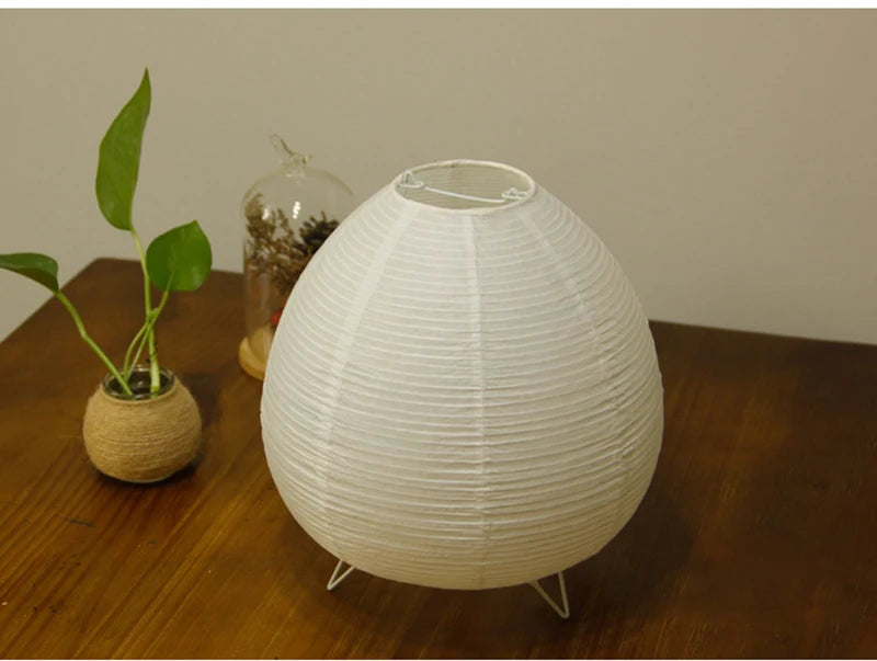 Luminária Oriental de Mesa de Papel