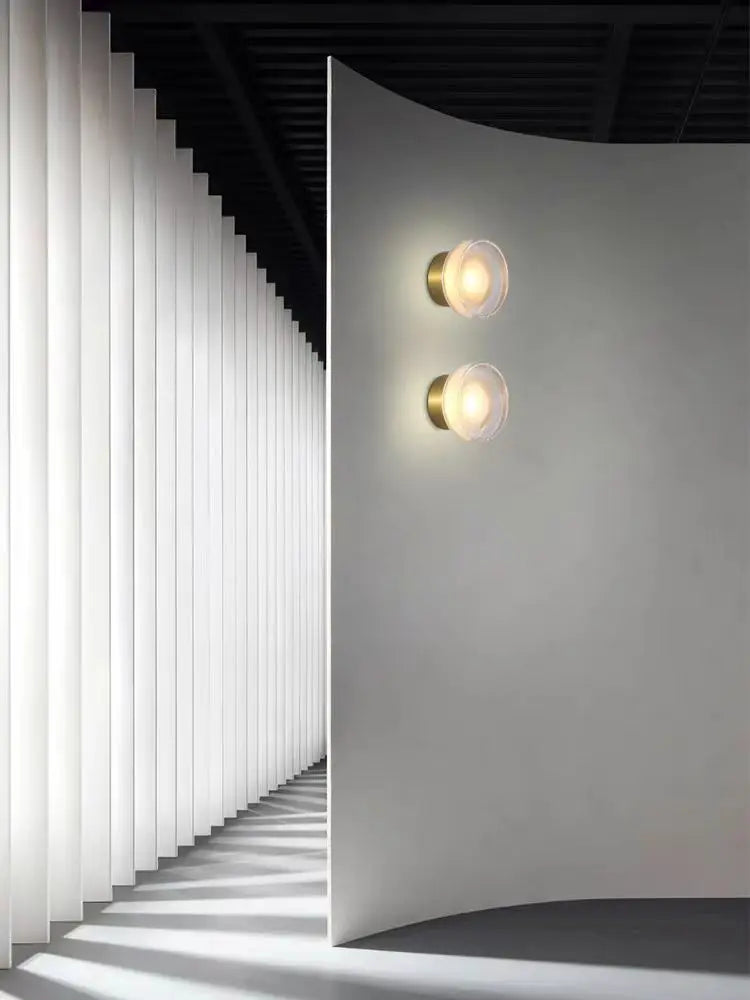 Arandela Redonda LED com Luz Quente