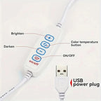 Abajur de Mesa Cogumelo em Vidro Âmbar Touch USB