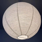 Luminária Japonesa Redonda Pendente de Papel