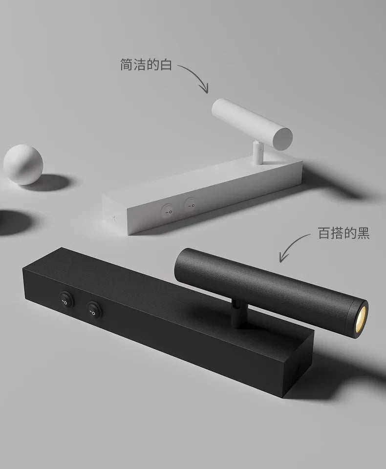 Arandela de Parede Tubular Direcionável LED
