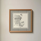 Quadro Decorativo Café Francês em Canvas