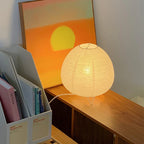Luminária Oriental de Mesa de Papel