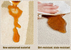 Tapete Liso Escandinavo Antiderrapante de Pelo Curto