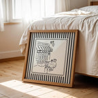 Quadro Decorativo Café Francês em Canvas