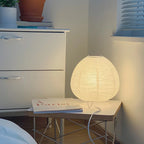 Luminária Oriental de Mesa de Papel