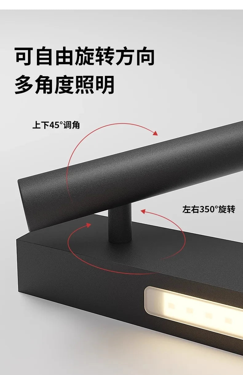 Arandela de Parede Tubular Direcionável LED