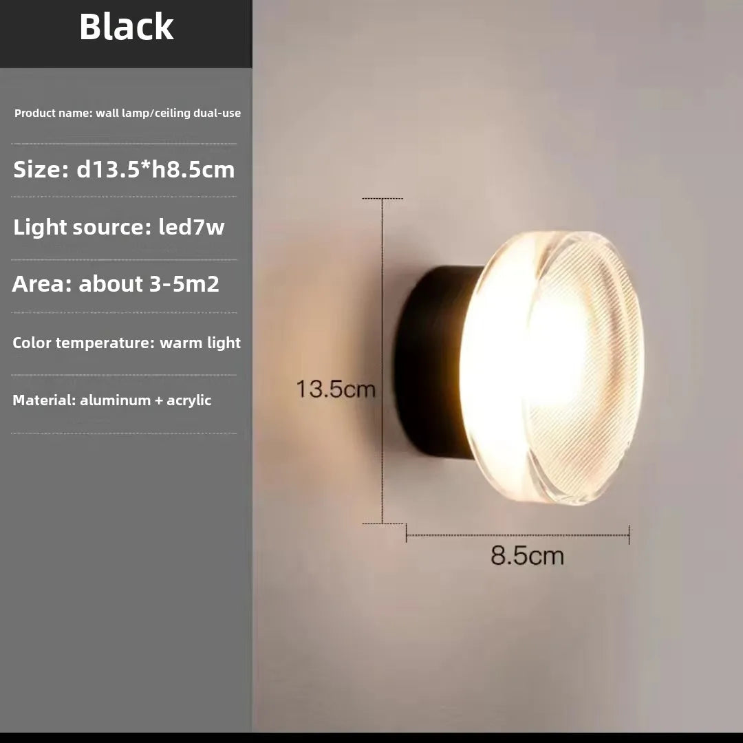 Arandela Redonda LED com Luz Quente