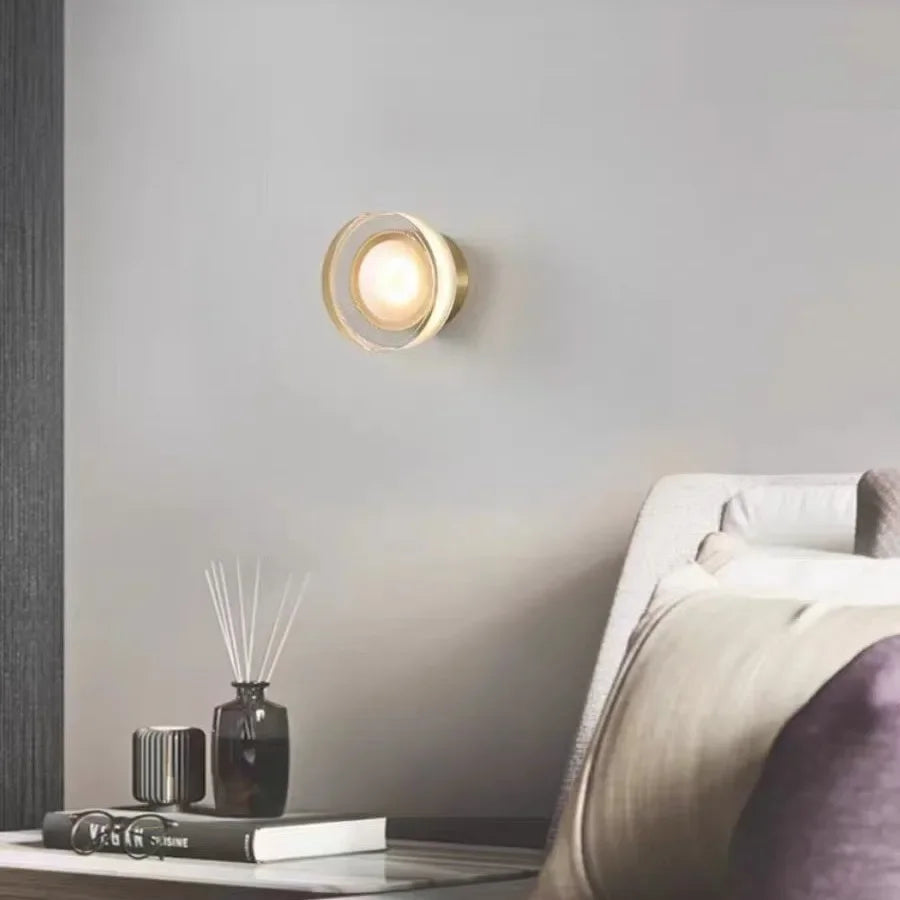 Arandela Redonda LED com Luz Quente