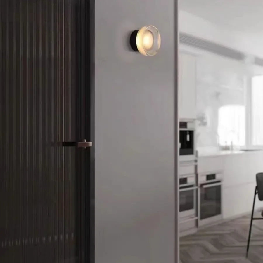 Arandela Redonda LED com Luz Quente