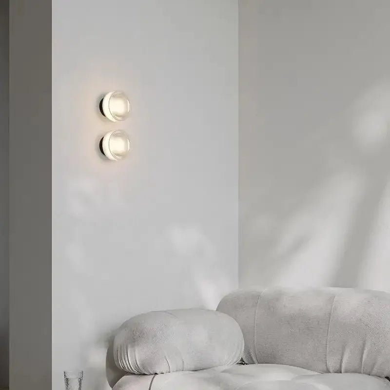 Arandela Redonda LED com Luz Quente