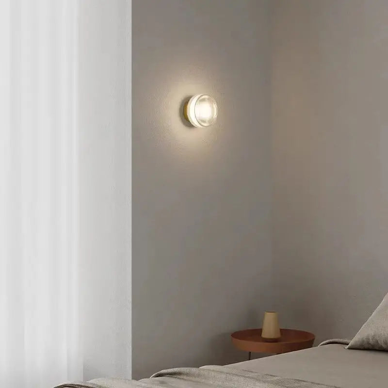 Arandela Redonda LED com Luz Quente