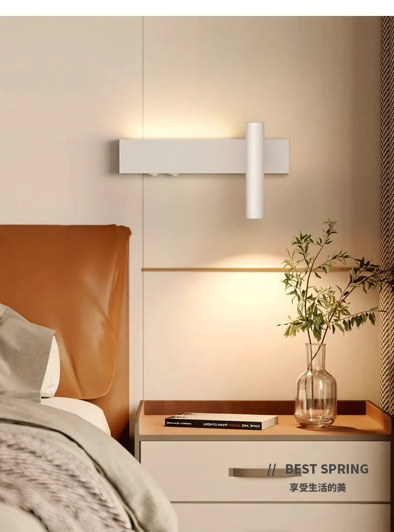 Arandela de Parede Tubular Direcionável LED
